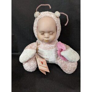 Honeybee doll the Rose collection porcelain 9in pink Limited Edition 9"